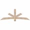 Ekena Millwork Alberta Smooth Timber Gable Bracket, Douglas Fir, 84"W x 31"H x 1 1/2"D x 5 1/2"F, 9/12 Pitch GBW084X31X0206ALB00SDF - alternate 1